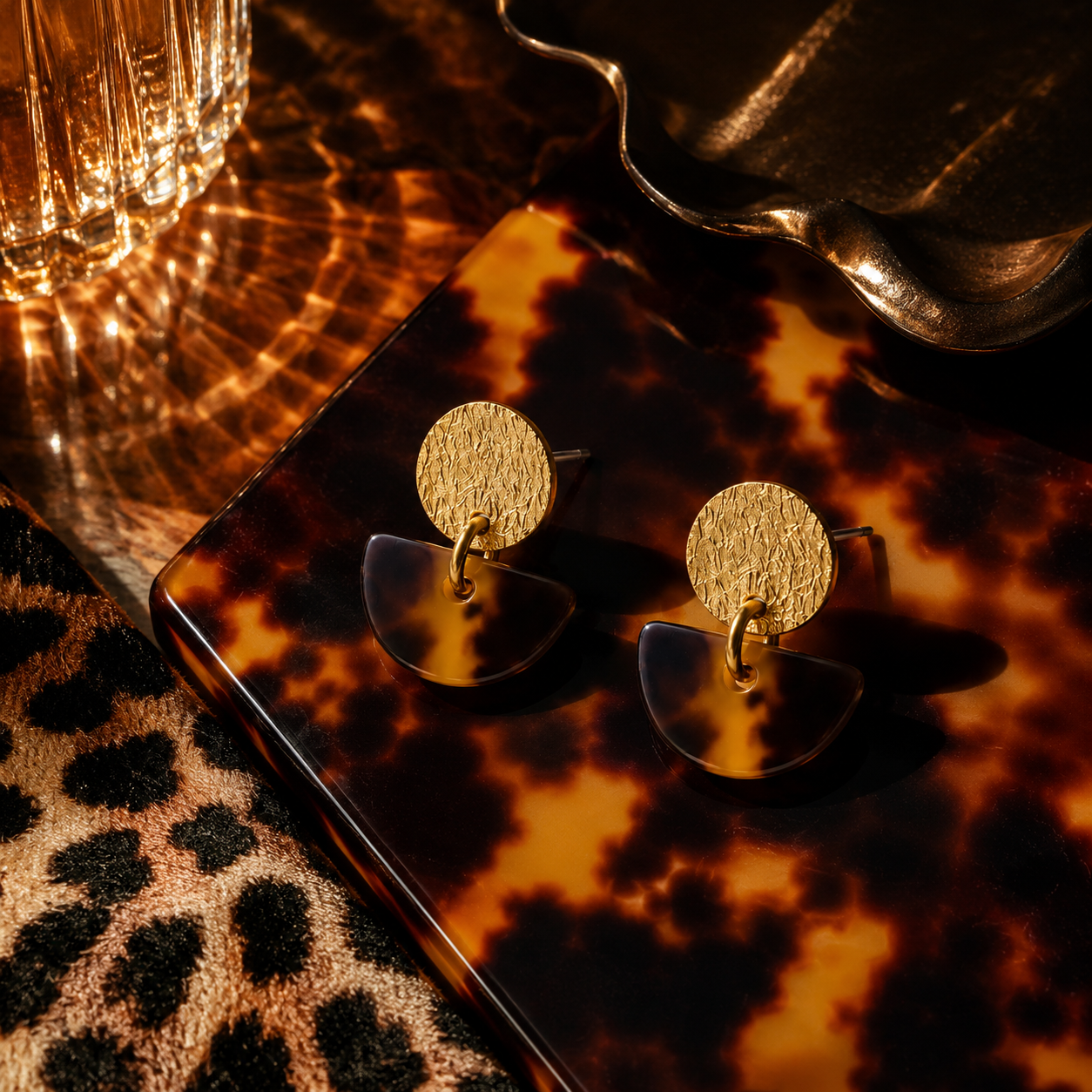 Anna Petite Resin Earrings 3926