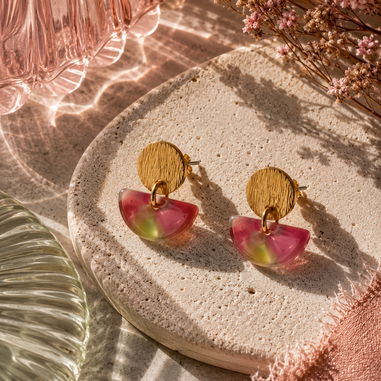 Anna Petite Resin Earrings 3926