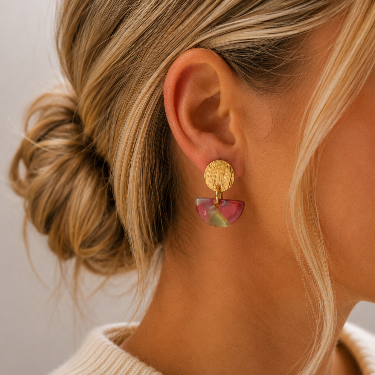 Anna Petite Resin Earrings 3926