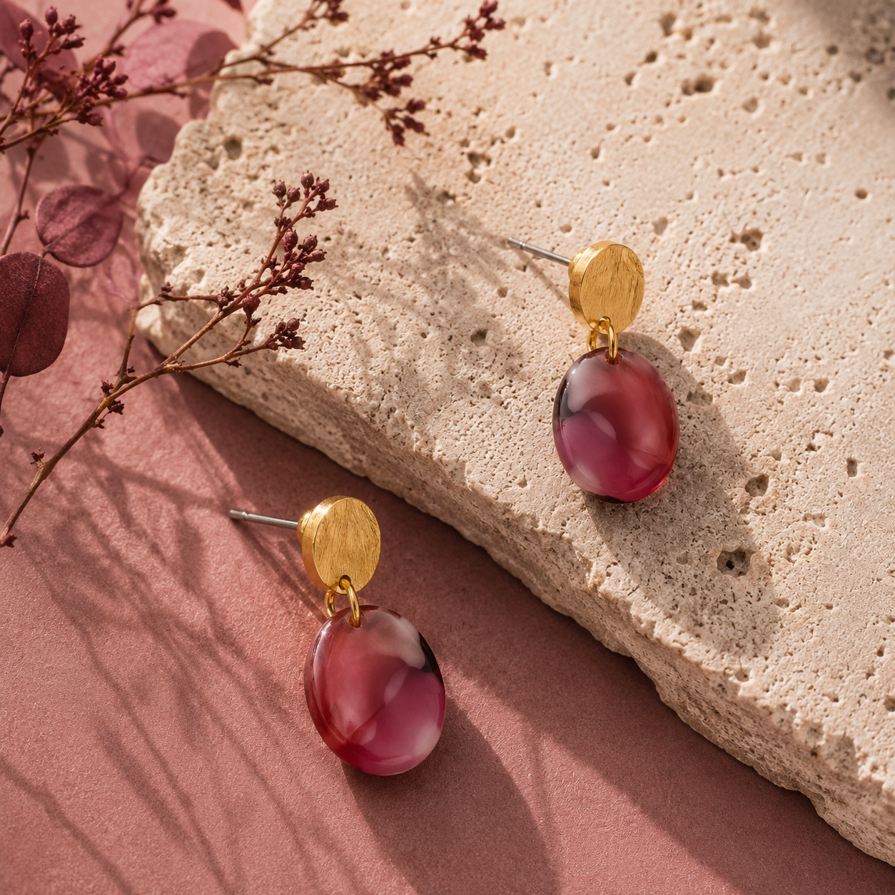 Talamanca Petite Resin Earrings 3933