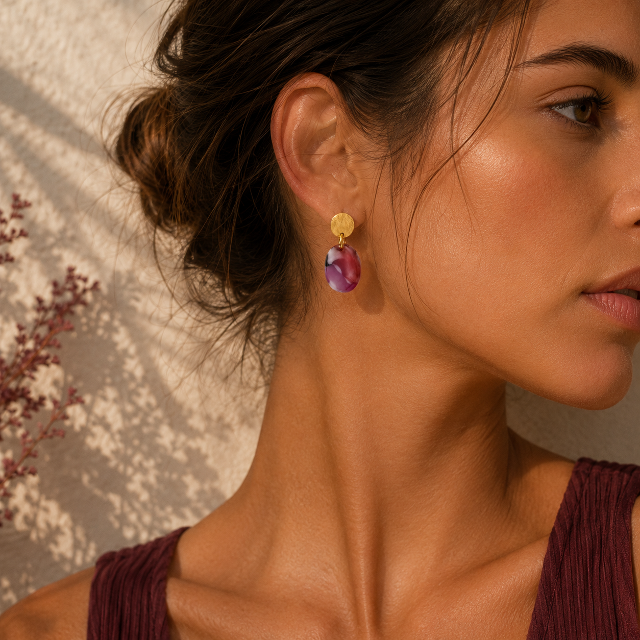 Talamanca Petite Resin Earrings 3933