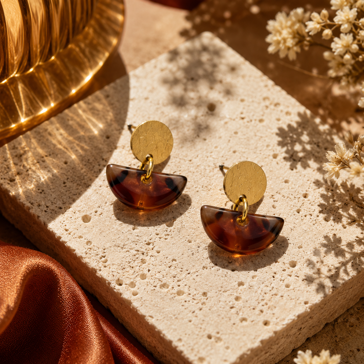 Fabia Petite Resin Earrings 3921