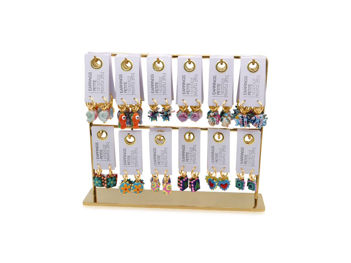 Bundle Set Of Sea Creature Earrings With Display 4193